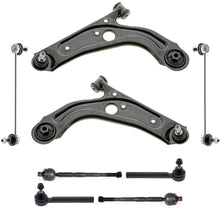 Left & Right Lower Control Arms Ball Joints Tie Rods for Fiat 500 2012-2017