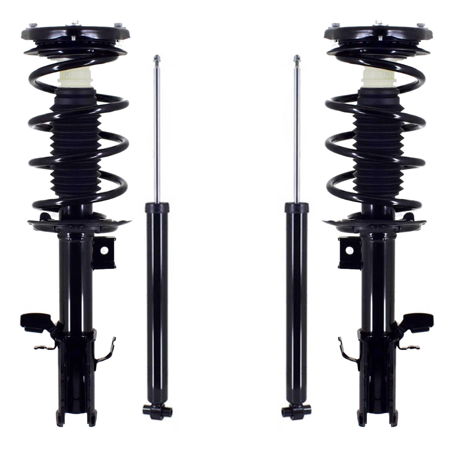 Front Complete Struts & Rear Shocks For Maverick 2022-2024 Front Wheel Drive