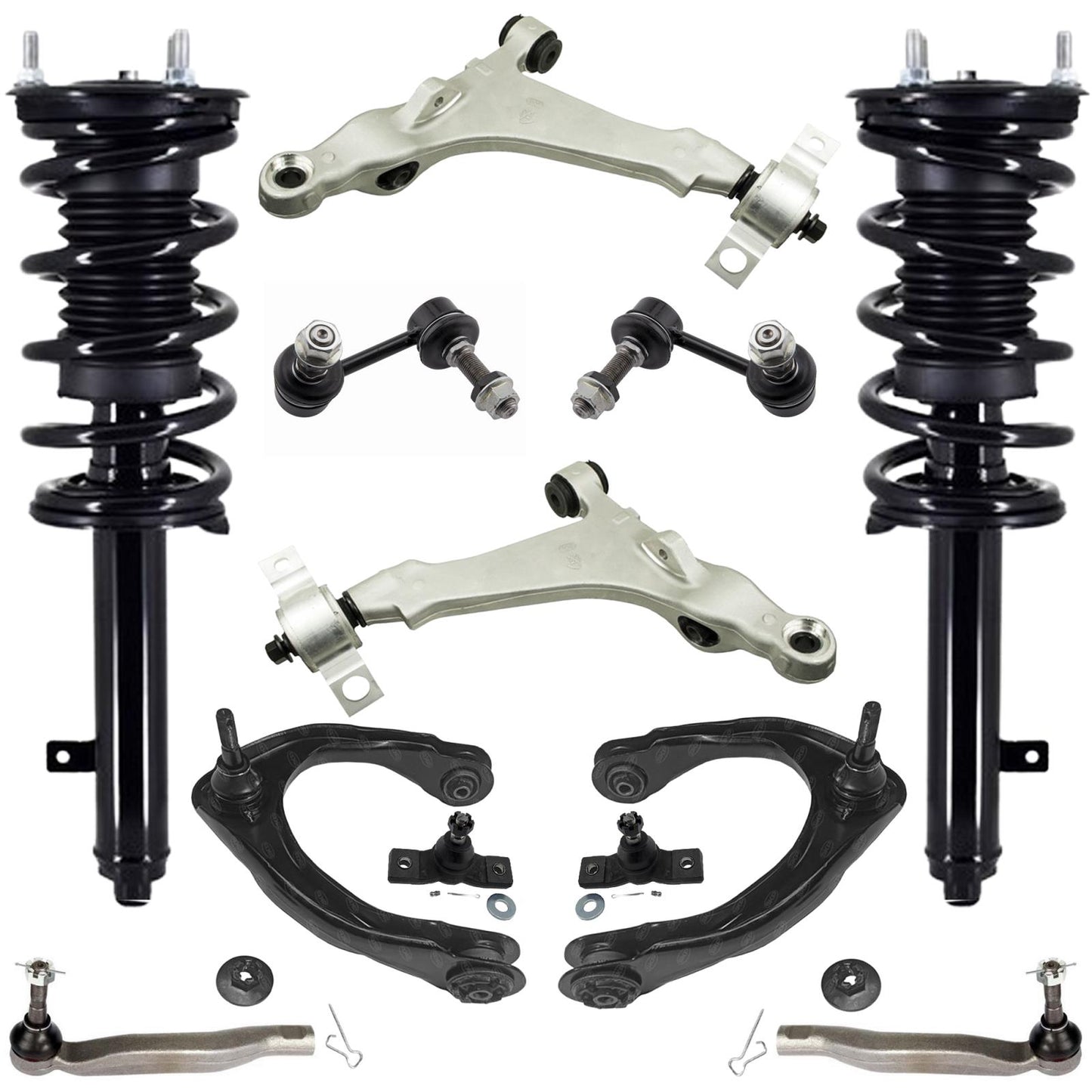 Front Struts Control Arms Tie Rods & Links For Lexus IS300 2016-2020 F Sport