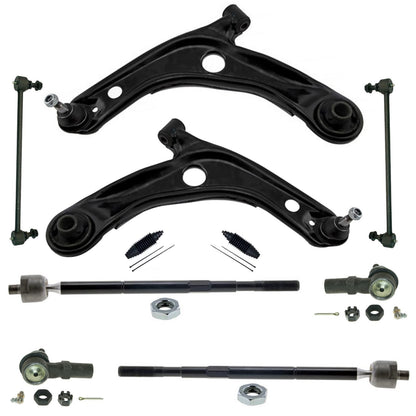 Front Lower Control Arms Tie Rods & Links For Scion xD 2008 2009 2010 2011 2014