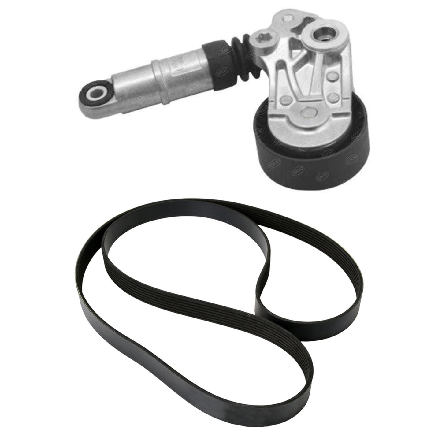 Tensioner Pulley & Engine Belt for Sprinter Van 2500 3.0L With Rear A/C 07-22