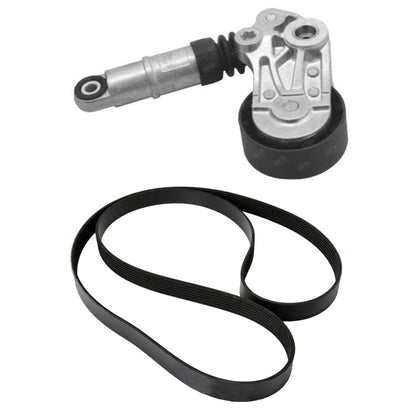 Tensioner Pulley & Engine Belt for Sprinter Van 2500 3.0L With Rear A/C 07-22