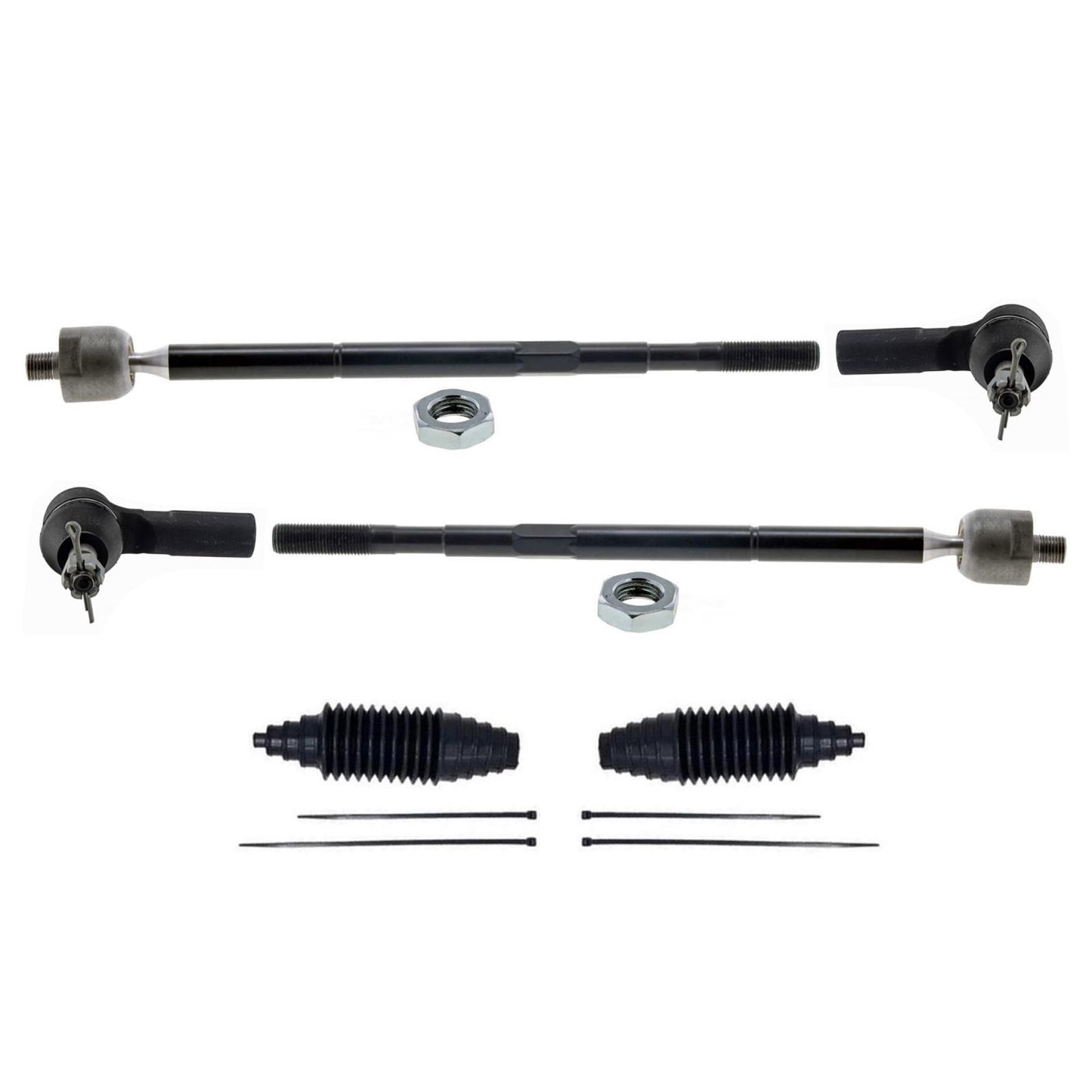 Front Inner & Outer Tie Rods For Scion xD 2008 2009 2010 2011 2012 2013 2014