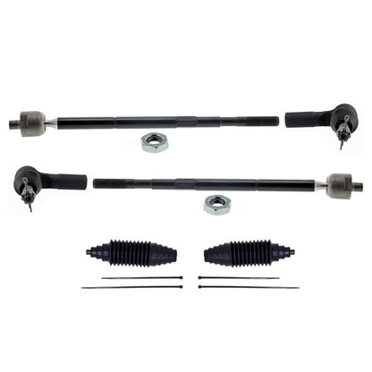 Front Inner & Outer Tie Rods For Scion xD 2008 2009 2010 2011 2012 2013 2014