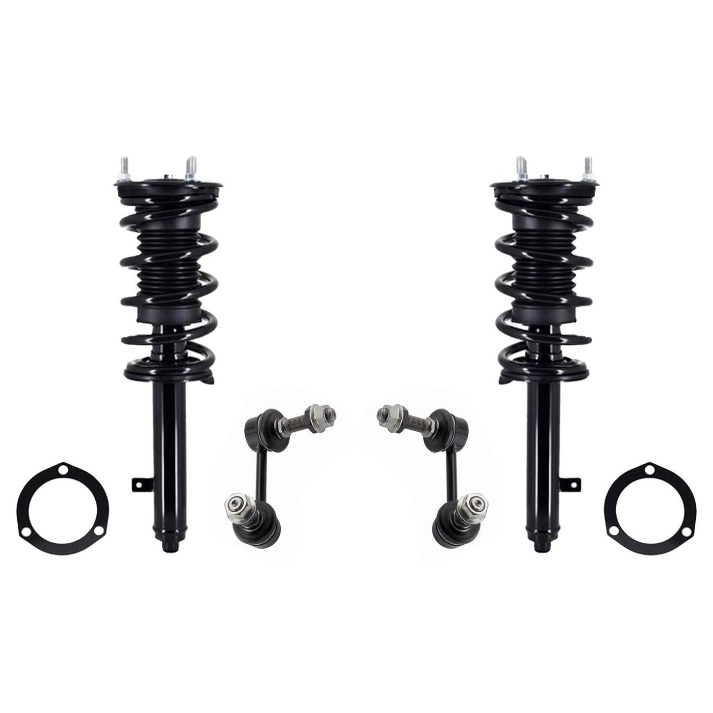 Front Complete Struts & Sway Bar Links For Lexus IS300 2016 2017 2020 F Sport