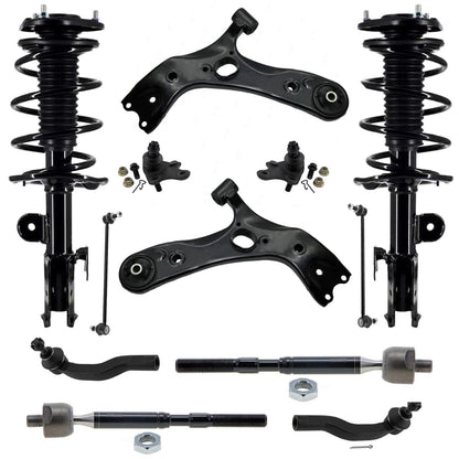 Front Struts Lower Control Arms Tie Rods & Links For Scion xB 2008 2014 2015
