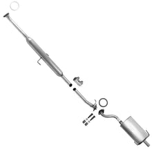 Muffler Resonator Pipe Tail Pipe Exhaust Sys For Honda CR-V CRV 2002 2003 2004
