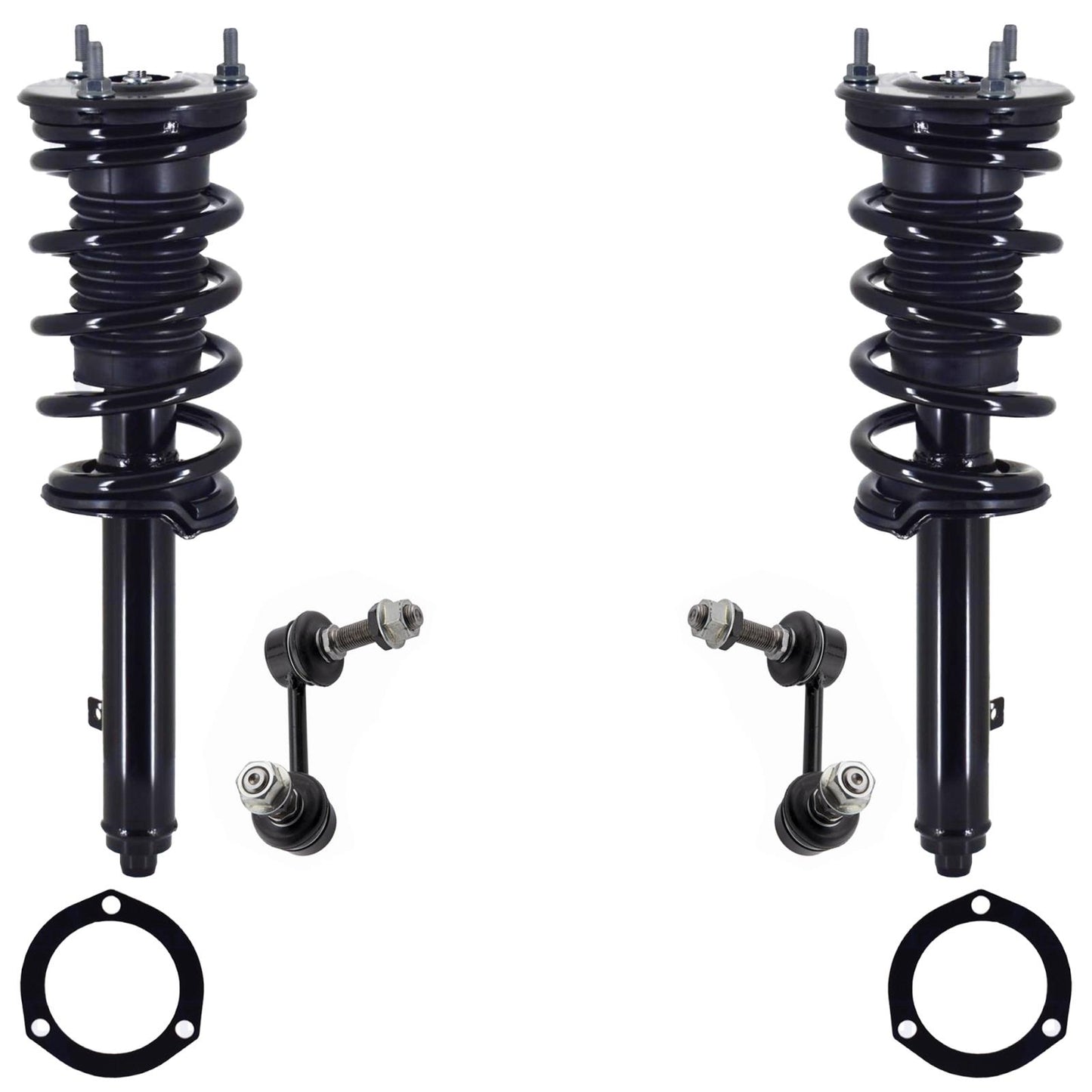Front Complete Struts & Links For Lexus IS300 2016 2017 2018 All Wheel Drive