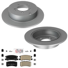 Rear Coated Disc Brake Rotors Brake Pads for Mitsubishi Outlander 2.4L SE 12-13
