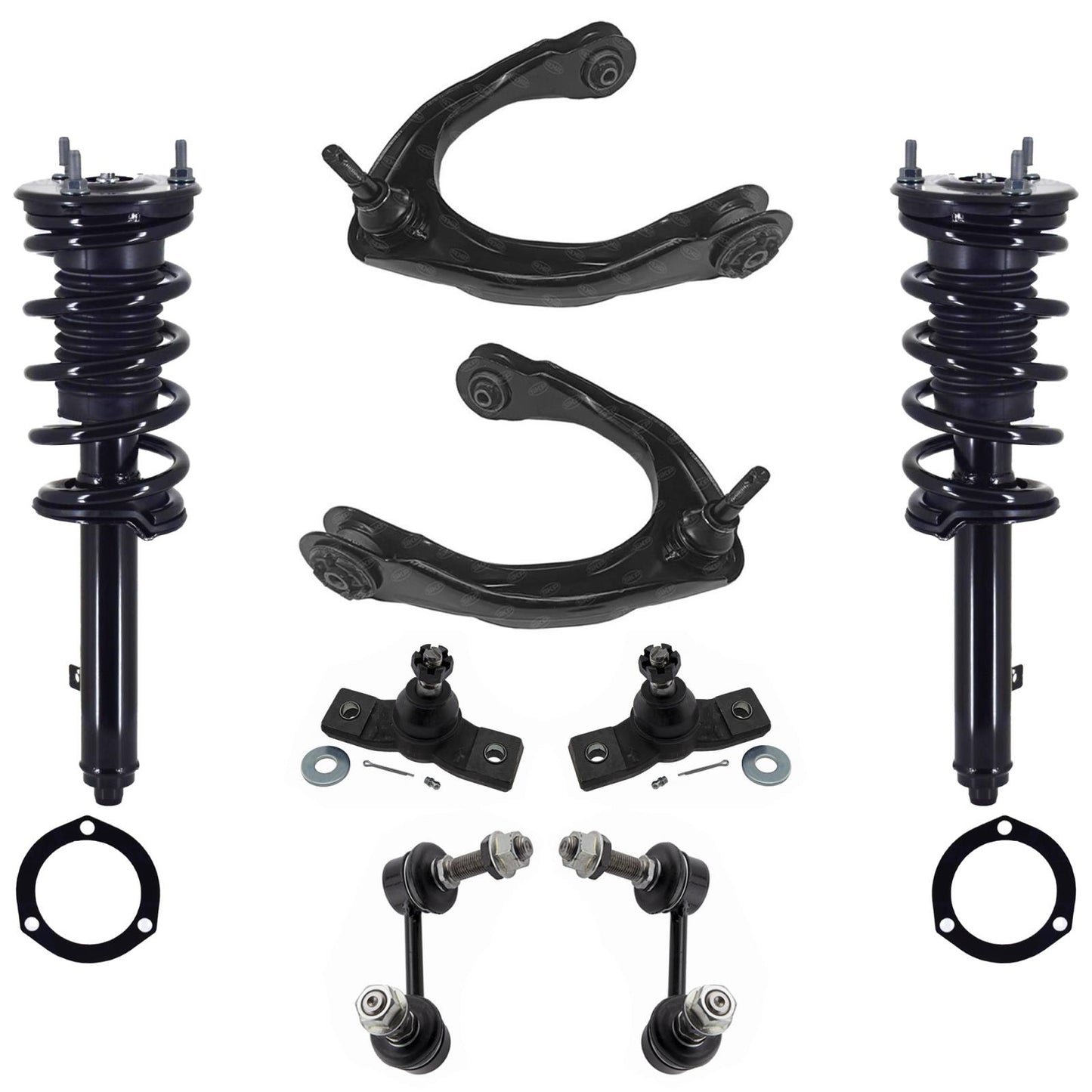 Front Struts Upper Arms Ball Joints & Links For IS300 2016-2018 All Wheel Drive