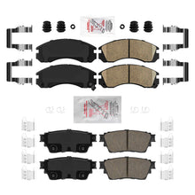 Front and Rear Ceramic Disc Brake Pads for Mitsubishi Outlander PHEV 2018-2022