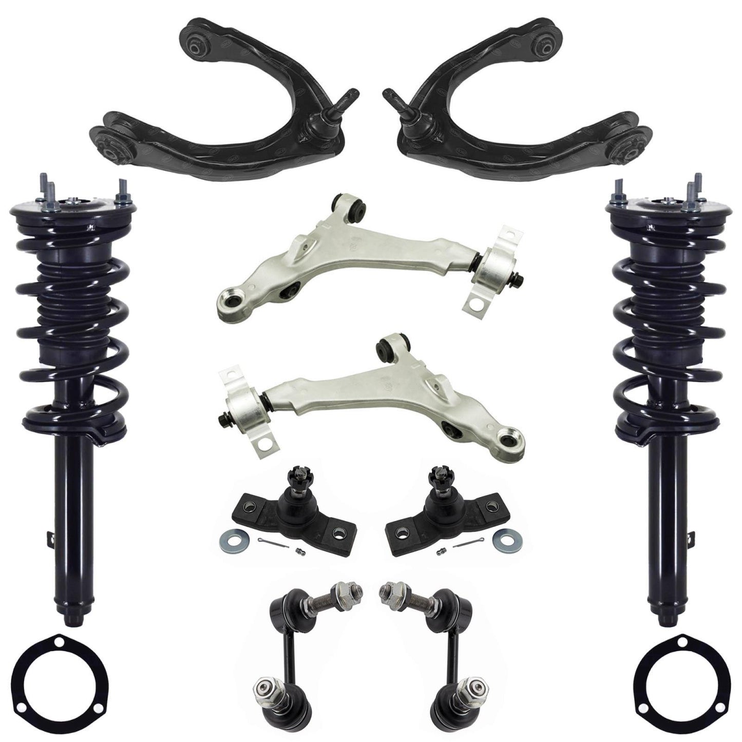 Struts Upper Lower Arms Ball Joints & Links For IS300 2016-2018 All Wheel Drive