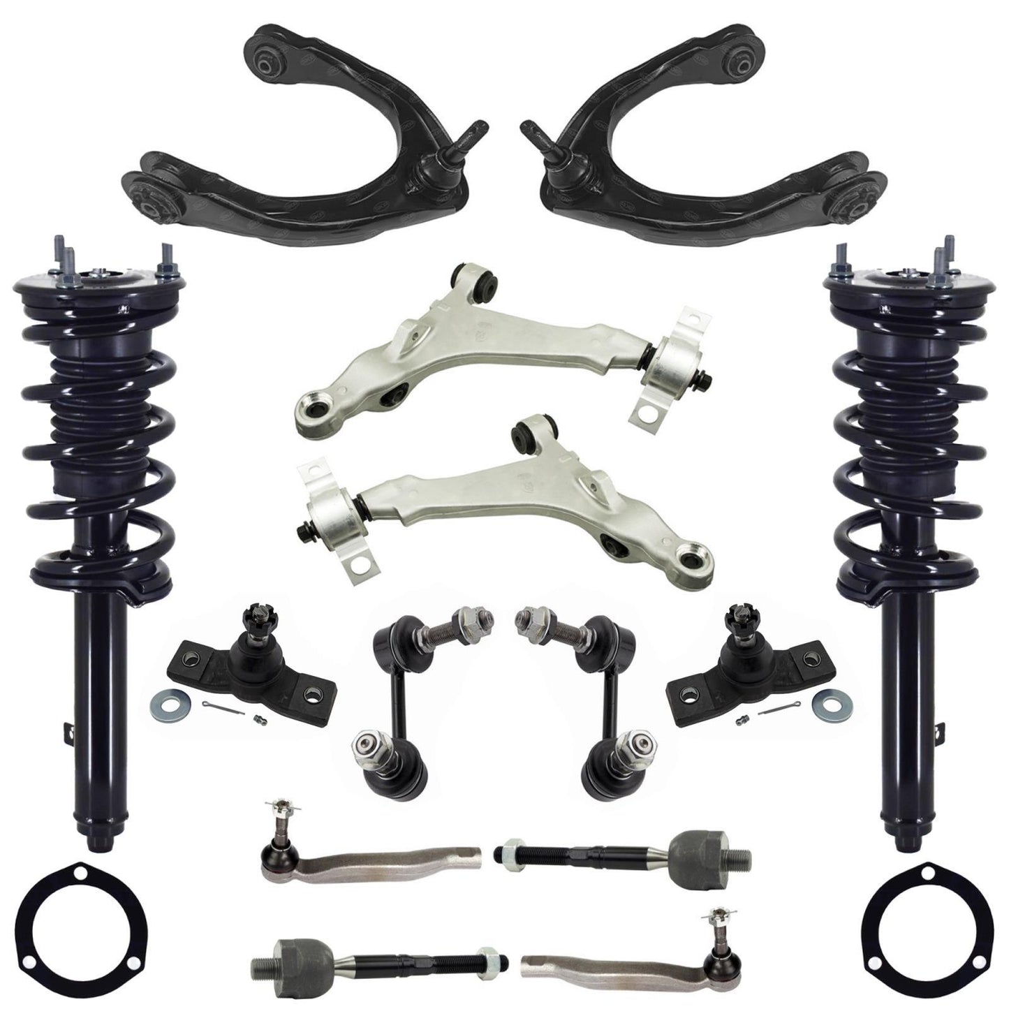 Struts Control Arms Ball Joints Tie Rods Links For IS300 16-18 All Wheel Drive