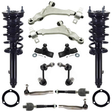 Front Struts Lower Control Arms Ball Joints Tie Rods Links For IS300 16-18 AWD