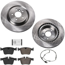 REAR 325MM Disc Brake Rotors & Brake Pads for Jaguar XE XF 2.0L 2018 2019 2020