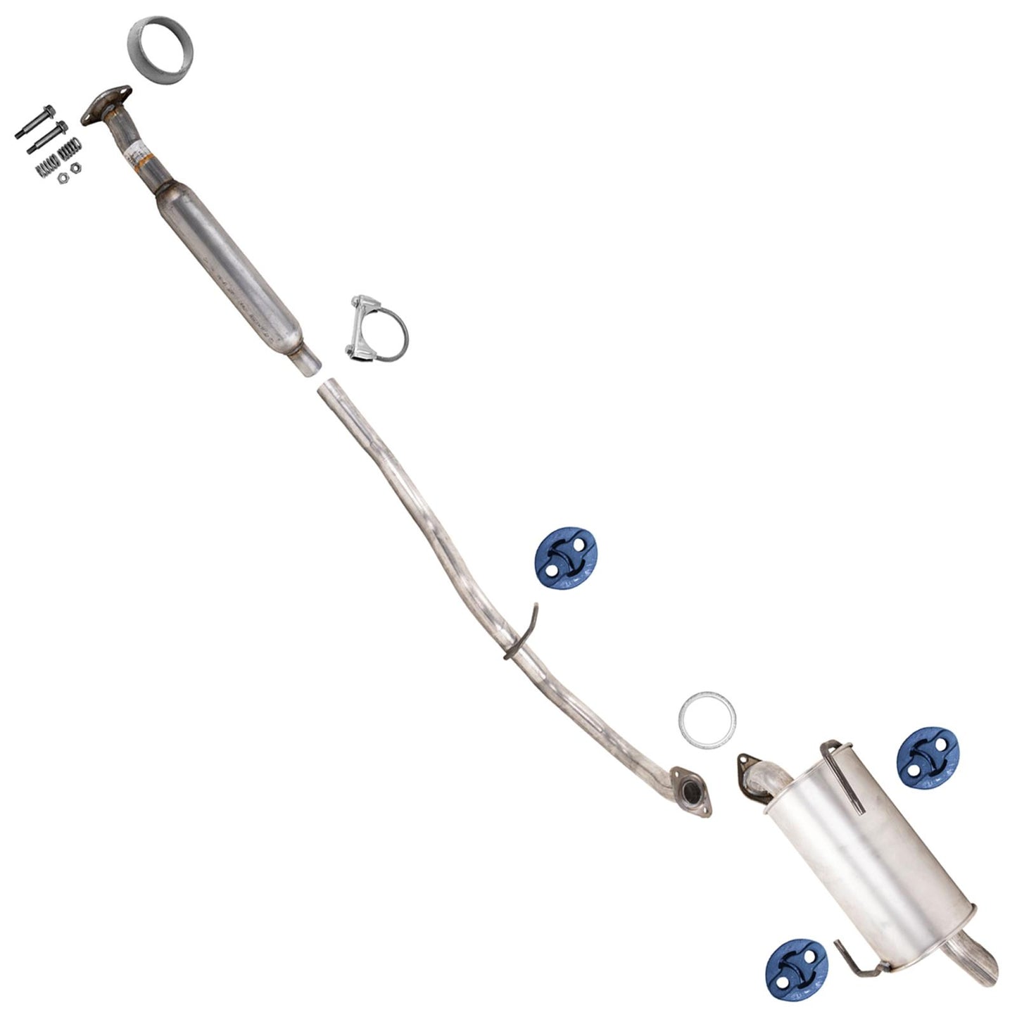 Muffler Resonator Pipe Exhaust System for Subaru Outback 2.5L 20 2021 2022 2024