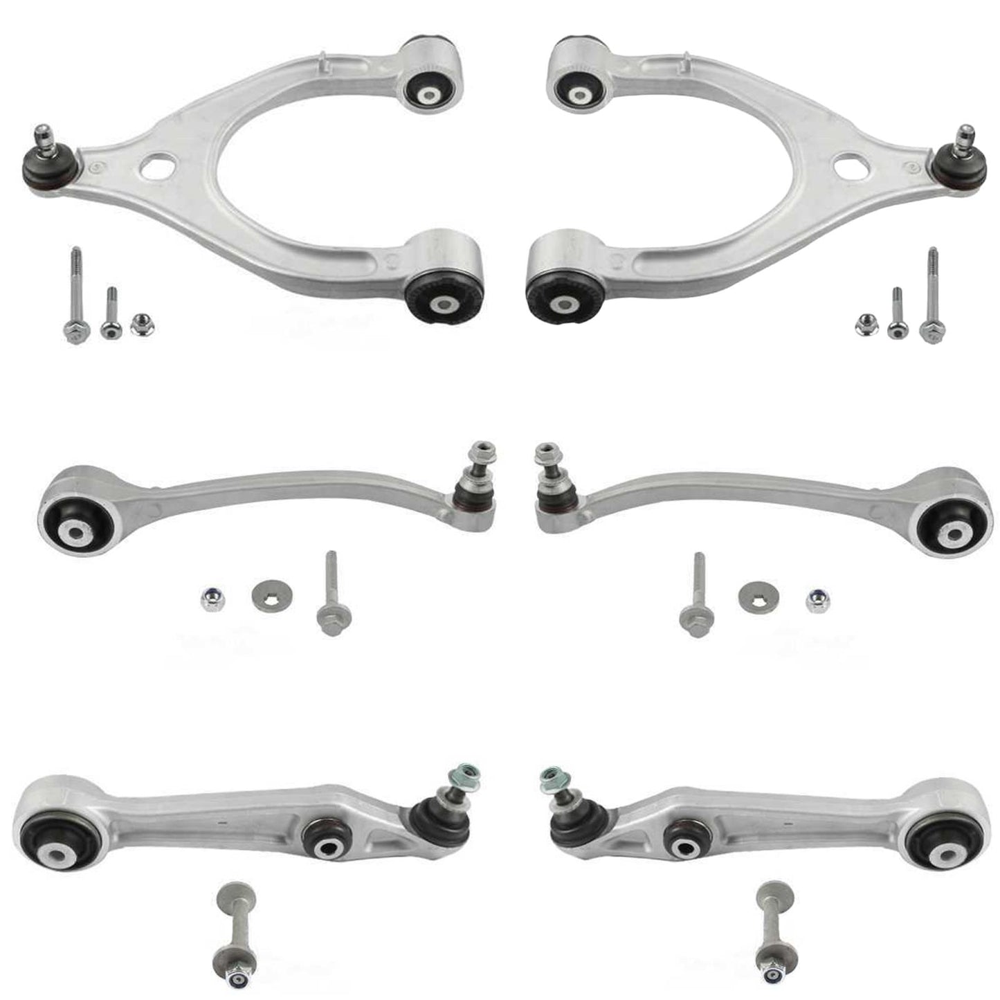 Front Upper & Lower Control Arms W/ Ball Joint Assembly For Tesla X 2016-2024