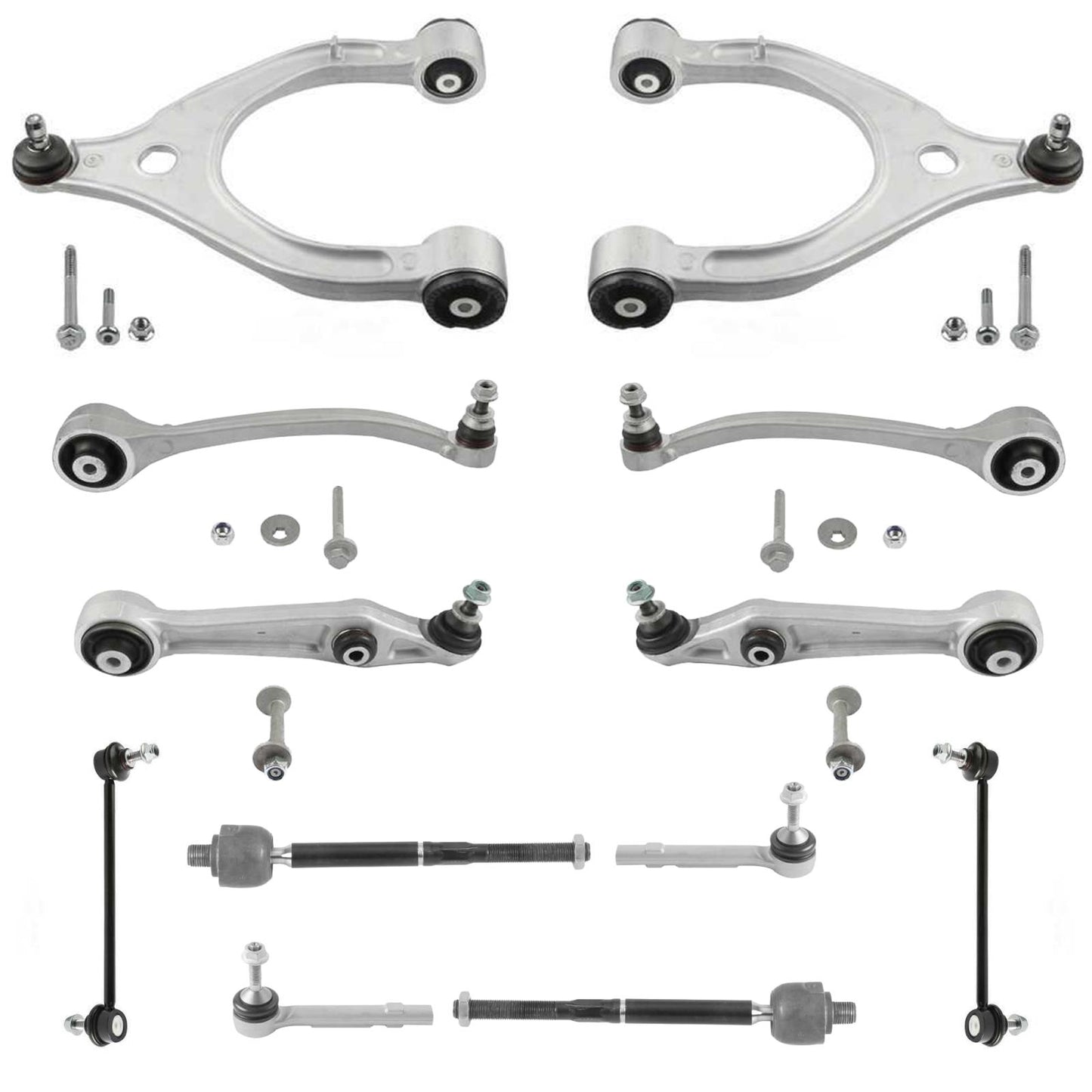 Upper & Lower Control Arms Inner Outer TIe Rods & Links For Tesla X 2016-2024