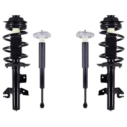 Front Complete Struts & Rear Shocks For Jeep Cherokee 19-2022 Front Wheel Drive