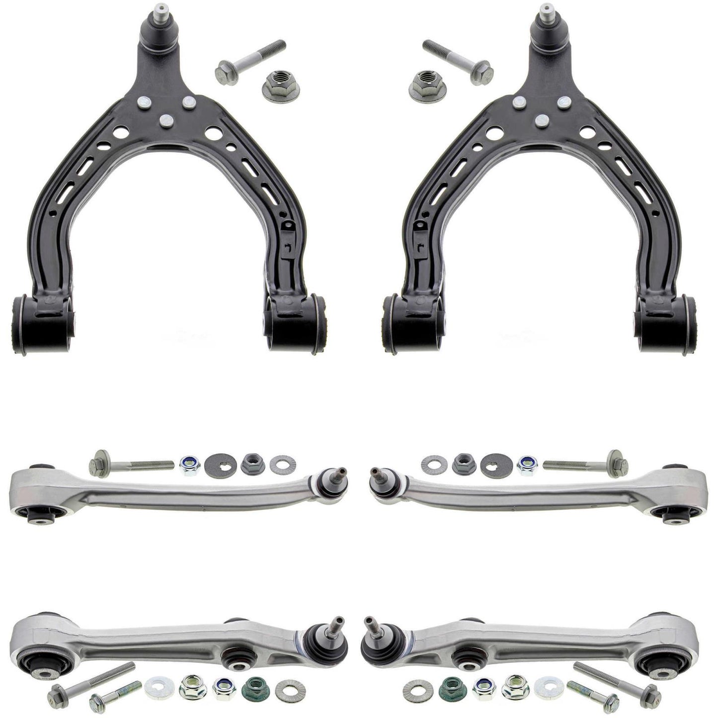 Front Upper & Lower Control Arms W/ Ball Joints For Tesla X 2016 2017 2018 2024