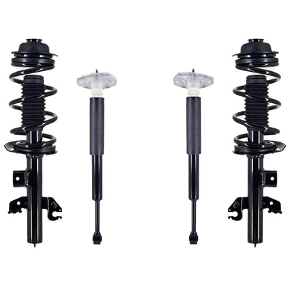 Front Complete Struts & Rear Shocks For Jeep Cherokee 2019-2023 All Wheel Drive