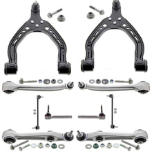 Front Upper & Lower Control Arms Tie Rods & Links For Tesla X 2016 2018 2024