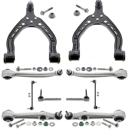 Front Upper & Lower Control Arms Tie Rods & Links For Tesla X 2016 2018 2024