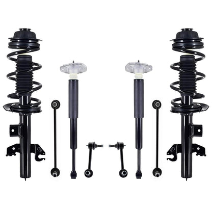 Front Struts Rear Shocks & Links For Jeep Cherokee 2019-2022 Front Wheel Drive