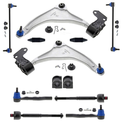 Front Greaseable Lower Control Arms W/ Ball Joints For Honda Odyssey 2018-2025