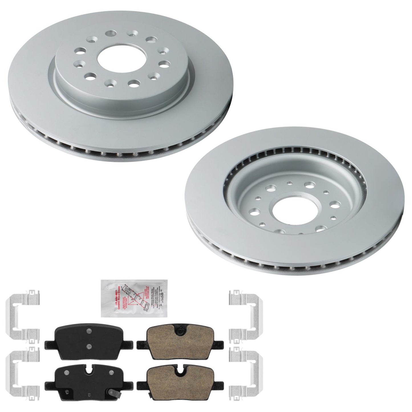 Rear Coated Disc Brake Rotors Brake Pads for Buick Enclave 2021 2022 2024 2026