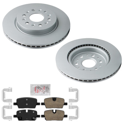 Rear Coated Disc Brake Rotors Brake Pads for Buick Enclave 2021 2022 2024 2026