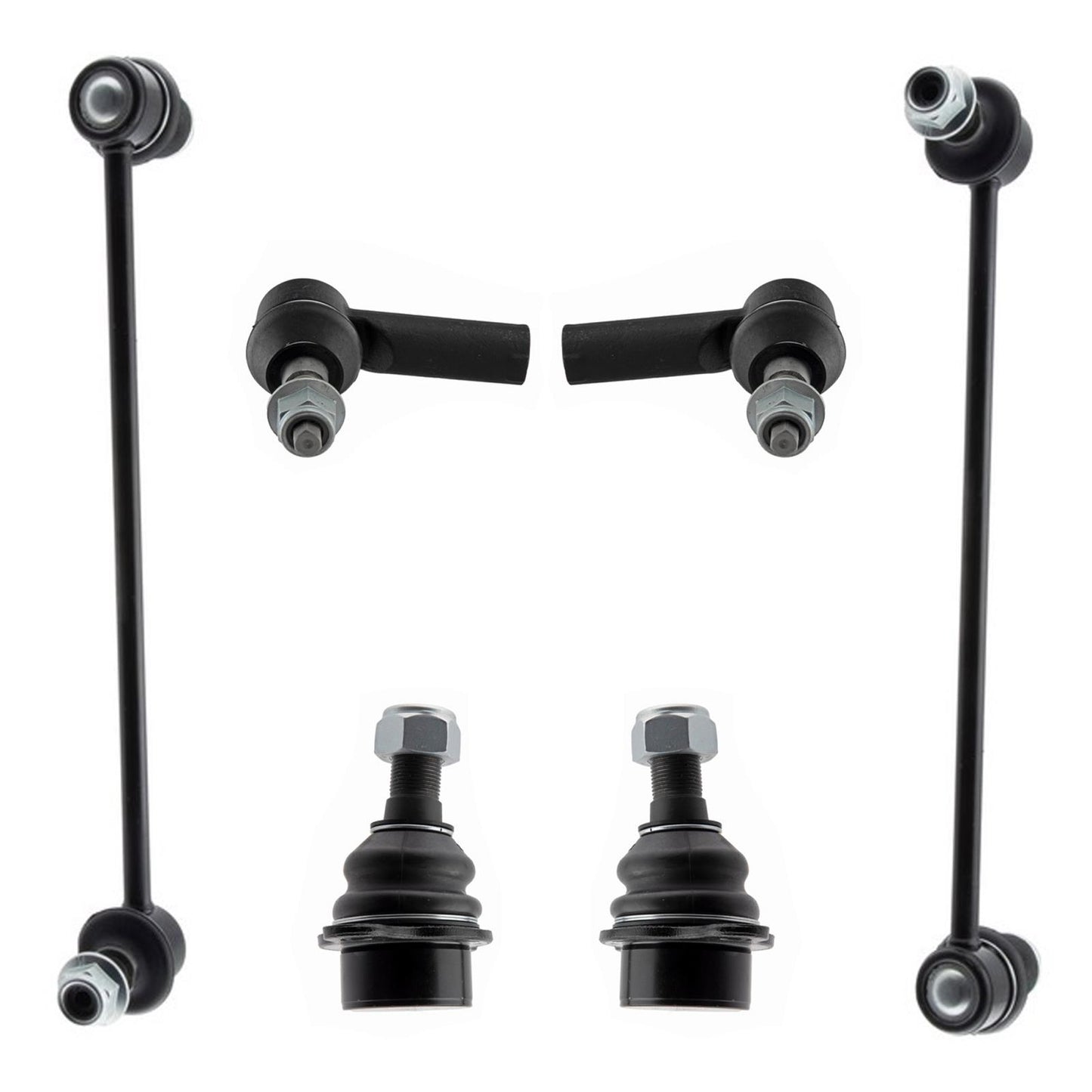 Front Outer Tie Rods Sway Bar Links Ball Joint For Ford Transit 150 2015-2020