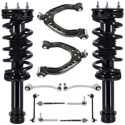 Front Struts Control Arms Tie Rods & Links For Tesla S 16-19 All Wheel Drive
