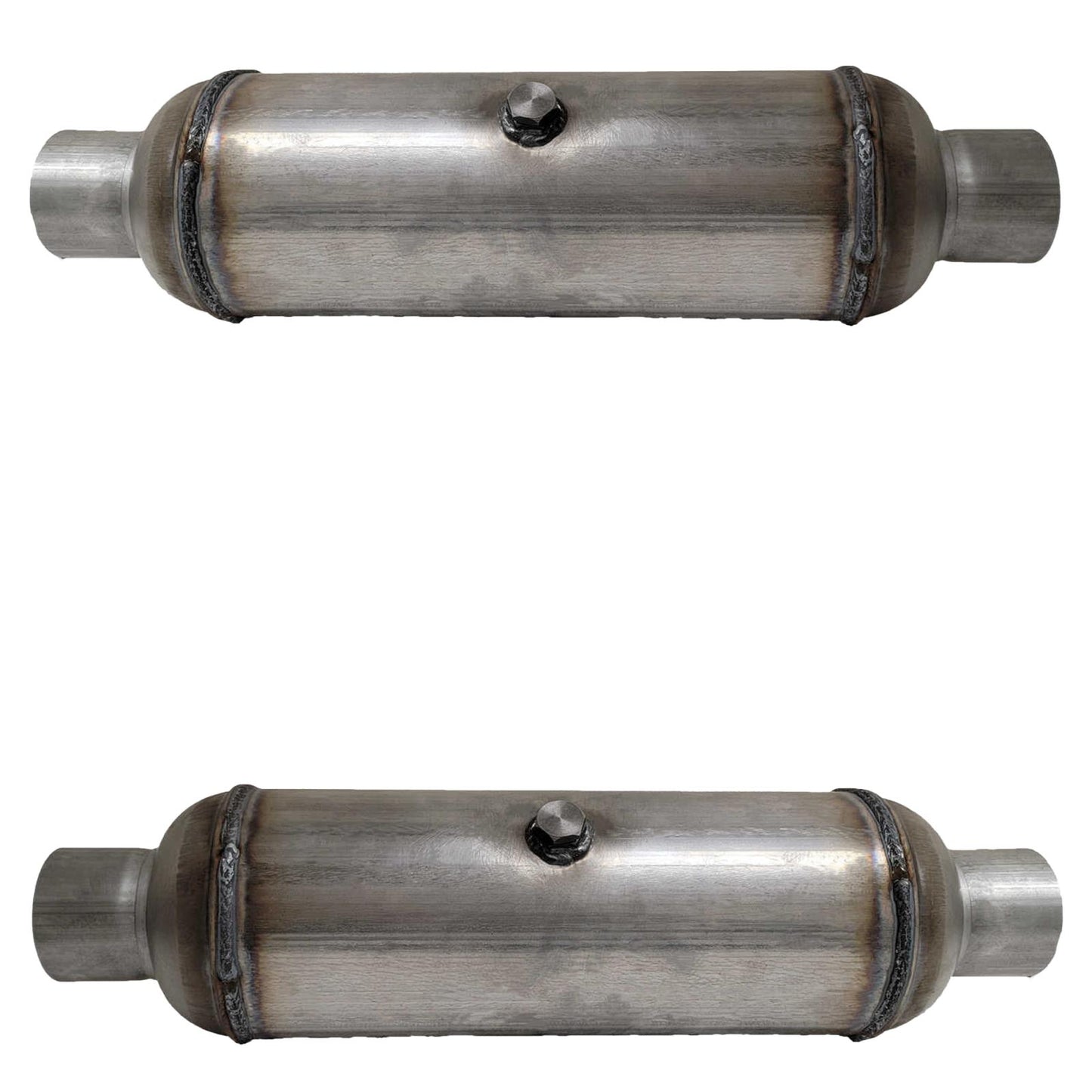 2 Weld on Catalytic Converter for Isuzu Freightliner Heavy-D Load 8.0L 14,000GVW