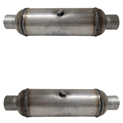 2 Weld on Catalytic Converter for Isuzu Freightliner Heavy-D Load 8.0L 14,000GVW