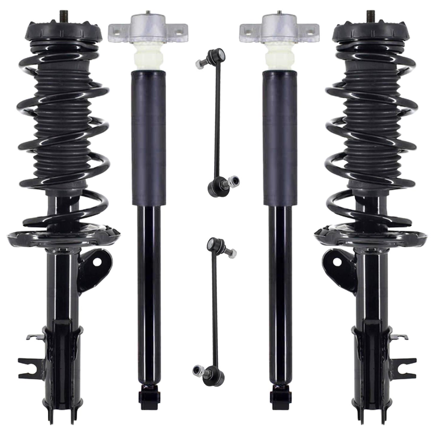 Front Struts Rear Complete Shocks & Links For Trax 2013-2022 Front Wheel Drive