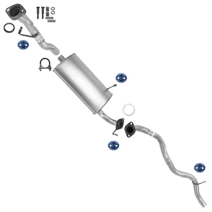Pipe Muffler Tail Pipe Exhaust System for GEO Tracker 8 Valve Engine 1989-1995