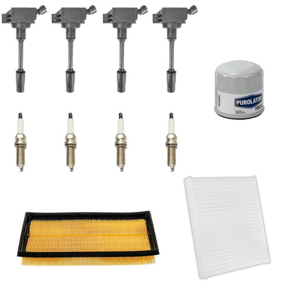 Ignition Coils Spark Plugs Tune Up Kit For Toyota RAV4 2.5L Hybrid 2019-2025