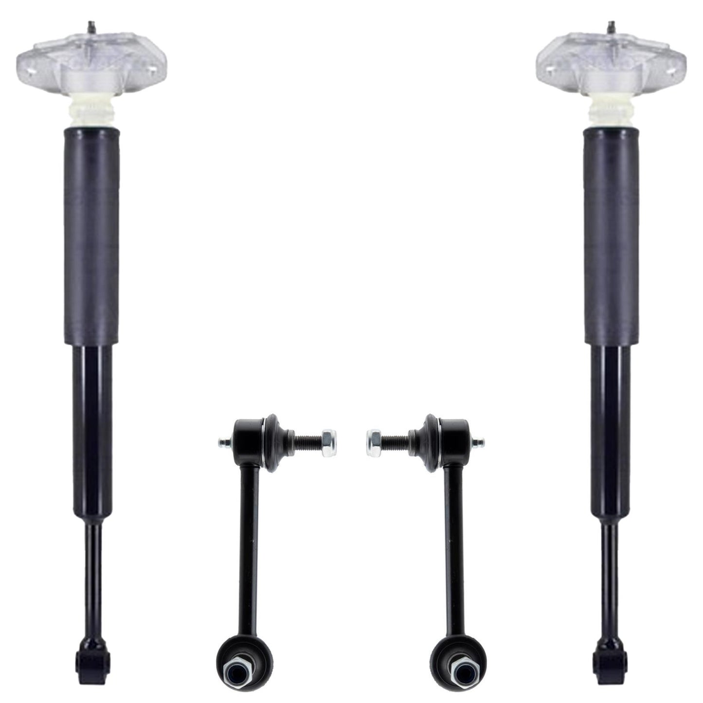 Rear Complete Shocks & Links For Jeep Cherokee 2019-2023 AWD W/O Off Road Pckge