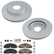 Front Coated Disc Brake Rotors & Brake Pads for Chevrolet Blazer EV 2024-2026