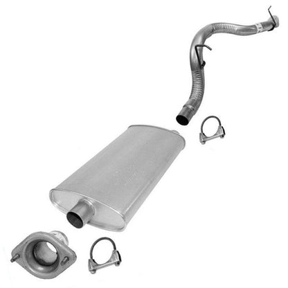 Se adapta a abrazaderas de tubo del sistema de silenciador de escape Jeep Liberty 2.4 3.7 2002-07, fabricadas en EE. UU.