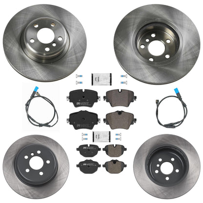 Front & Rear Disc Brake Rotor Brake Pad for BMW X3 2018 2019 2020 2021 2022 2.0L