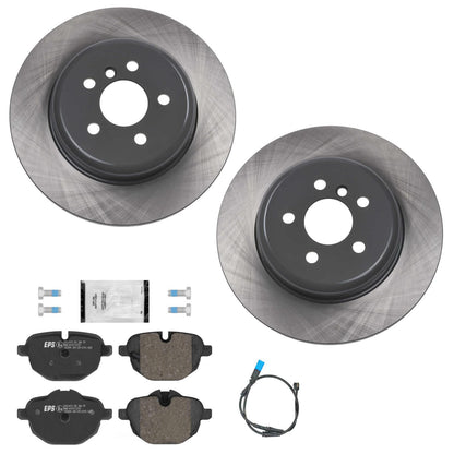 Rear Disc Brake Rotors Brake Pads Sensor for BMW X3 2018 2020 2021 2022 2.0L