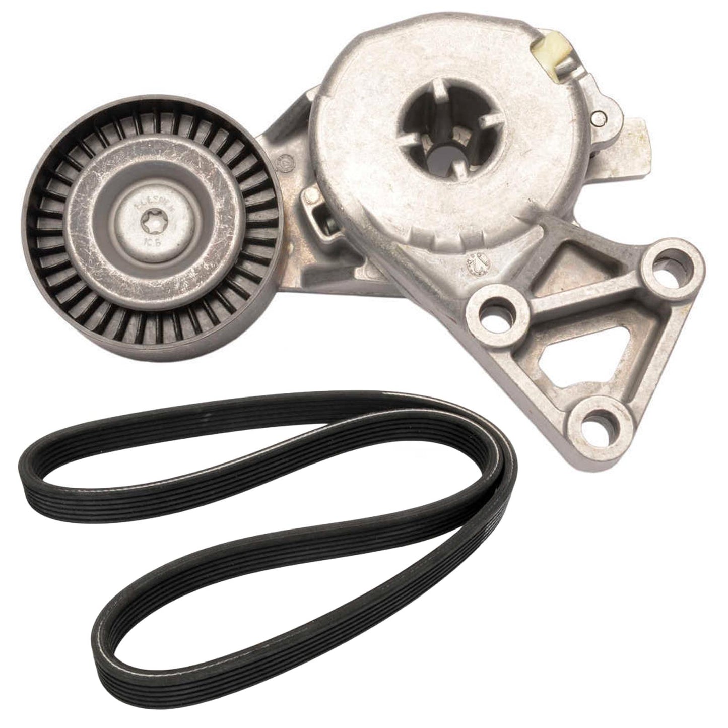 Belt Tensioner w Dual Sided Serp Belt Kit for Volkswagen Beetle 1.8L 2.0L 98-06