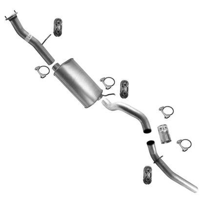 Exhaust Muffler Pipes For Silverado 2500HD 6.0 2007-2010 With 133" Wheelbase