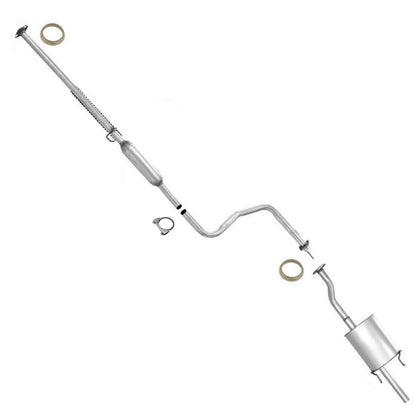 Muffler Exhaust Pipe System For 1996 1997 2000 Honda Civic 2 4 Door 1.6L DX LX