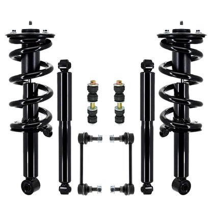 Front Struts Rear Shocks & Sway Bar Links For Nissan NV1500 2012 2013 2020 2021