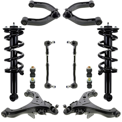 Front Struts Control Arms Tie Rods & Links For Nissan NV1500 NV2500 2012-2021