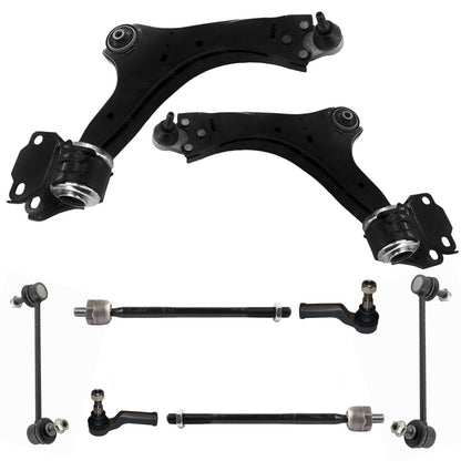 Front Lower Control Arms Tie Rods Links For Land Rover LR2 2008 2009 2010 2015