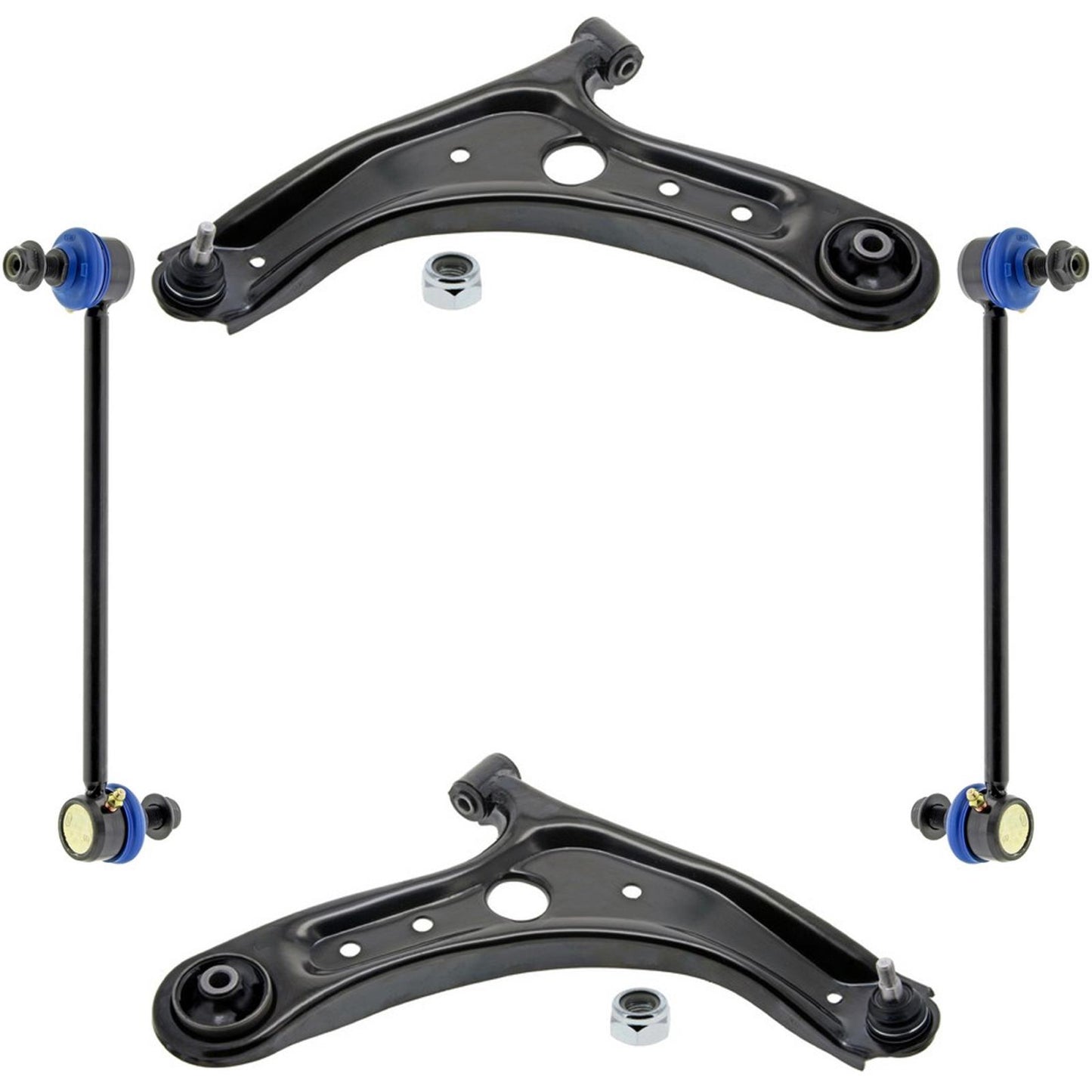 Front Lower Control Arms W/ Ball Joints & Links For Hyundai Venue 2020-2025